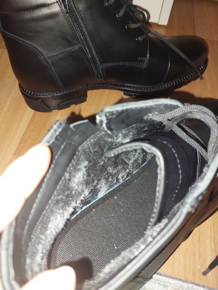 Fermuarlı Siyah Erkek Biker Bot - Görsel 4