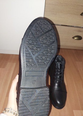 Siyah Deri Erkek Bot - Görsel 4
