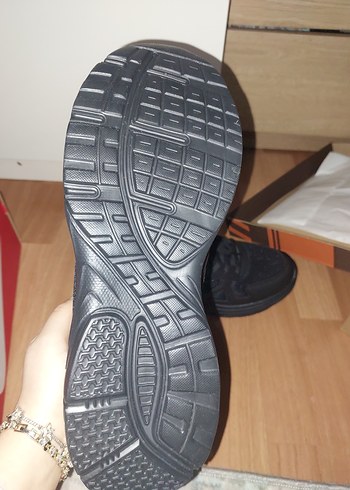 erkek siyah kinetix spor ayakkabi - Görsel 4