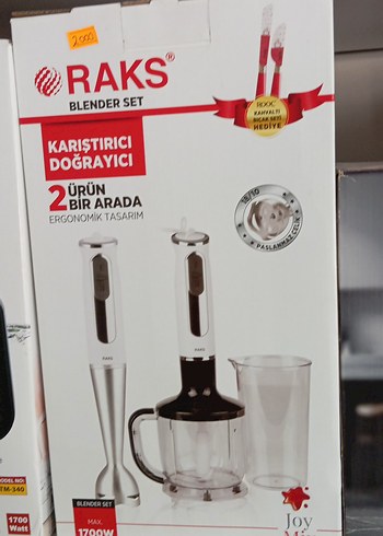RAKS Blender Set - Karıştırıcı ve Doğrayıcı