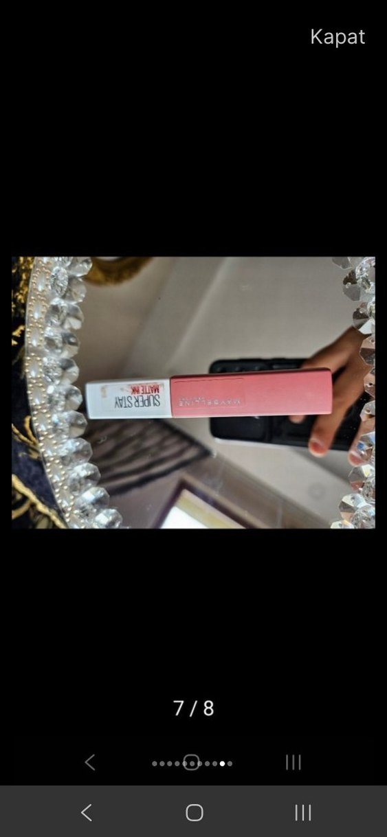 Maybelline likit mat ruj - Görsel 4