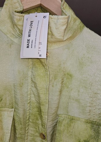 Yeşil Batik Desenli Bol Kesim Takim - Görsel 9