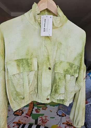 Yeşil Batik Desenli Bol Kesim Takim - Görsel 10