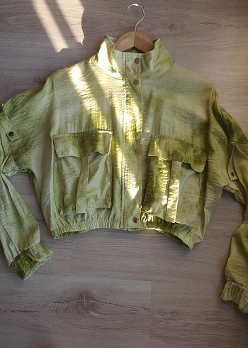 Yeşil Batik Desenli Bol Kesim Takim - Görsel 6