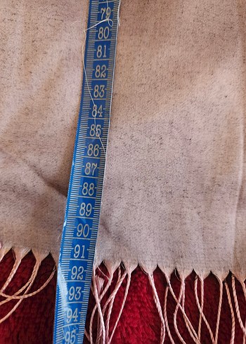 Kadın pudra pembesi İpek saten Görünümlü Şal - Görsel 7