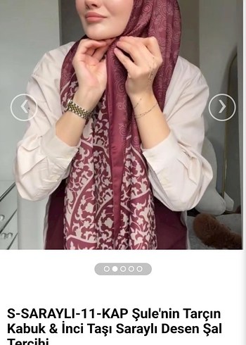Bordo Kadın Şal - Görsel 4