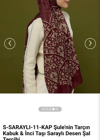 Bordo Kadın Şal - Görsel 2