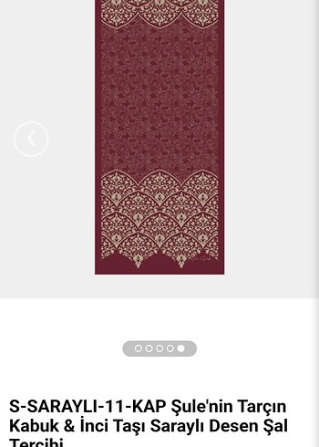 Bordo Kadın Şal - Görsel 5