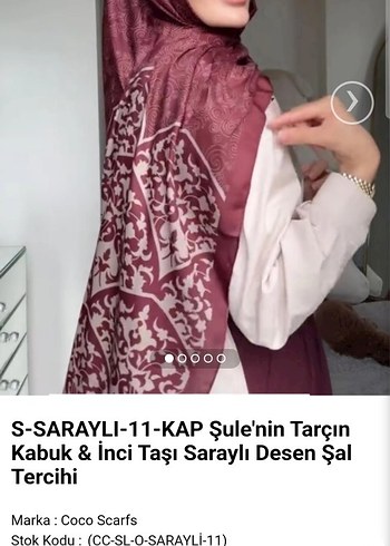 Bordo Kadın Şal - Görsel 3