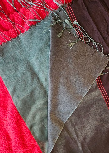 2 renkli Şal - Görsel 7