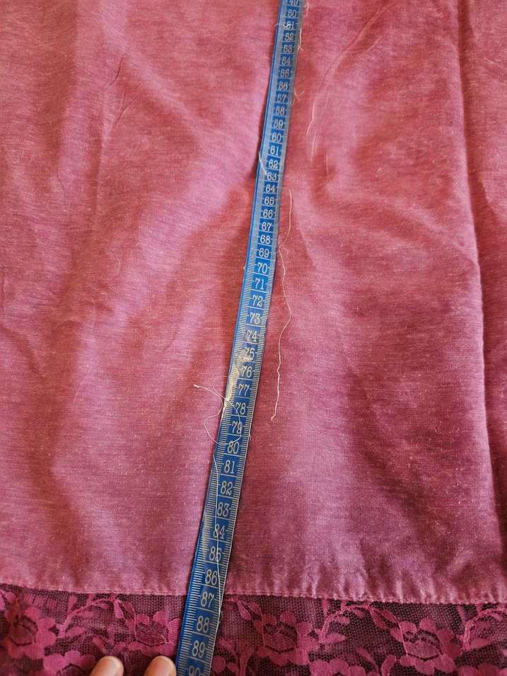 Dantel Kenarlı Bordo  şal - Görsel 5