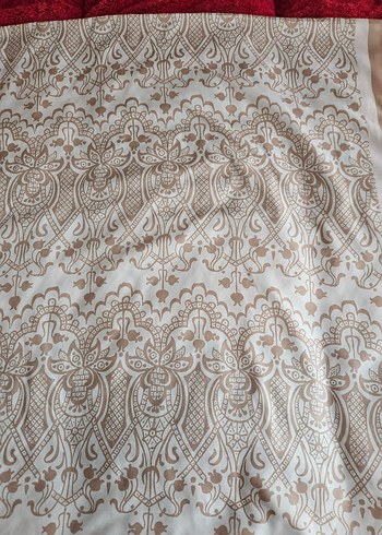 Bej Dantel Detaylı Kadın Şal - Görsel 4