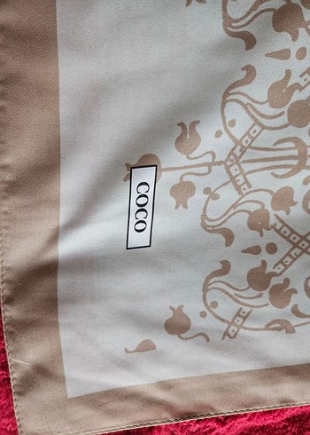 Bej Dantel Detaylı Kadın Şal - Görsel 2