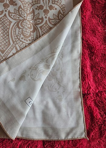 Bej Dantel Detaylı Kadın Şal - Görsel 3