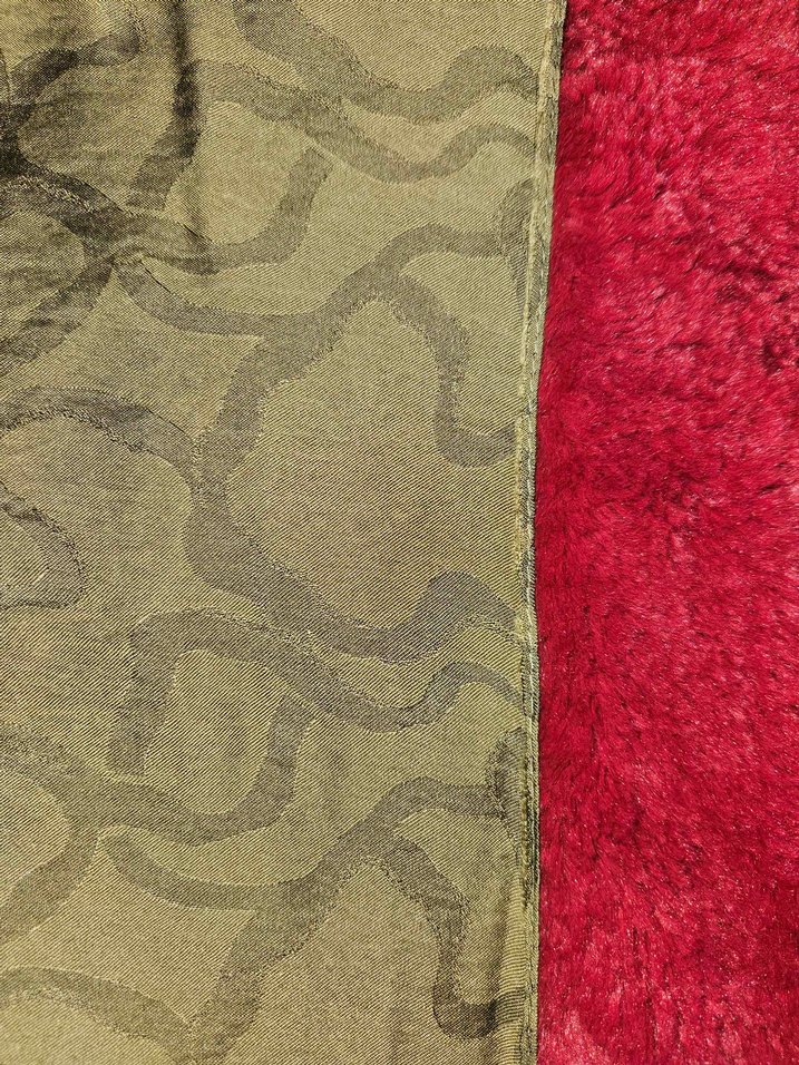 Armine trend  j. viscon yağ yeşili  Şal - Görsel 5