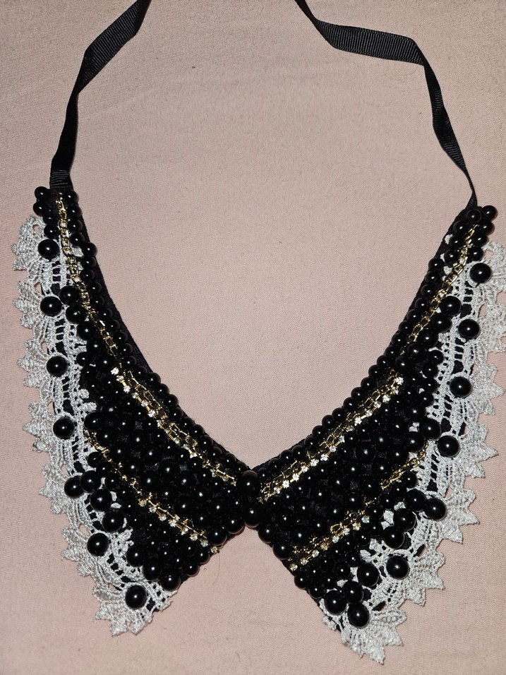 Siyah inviki yakalik - Görsel 3