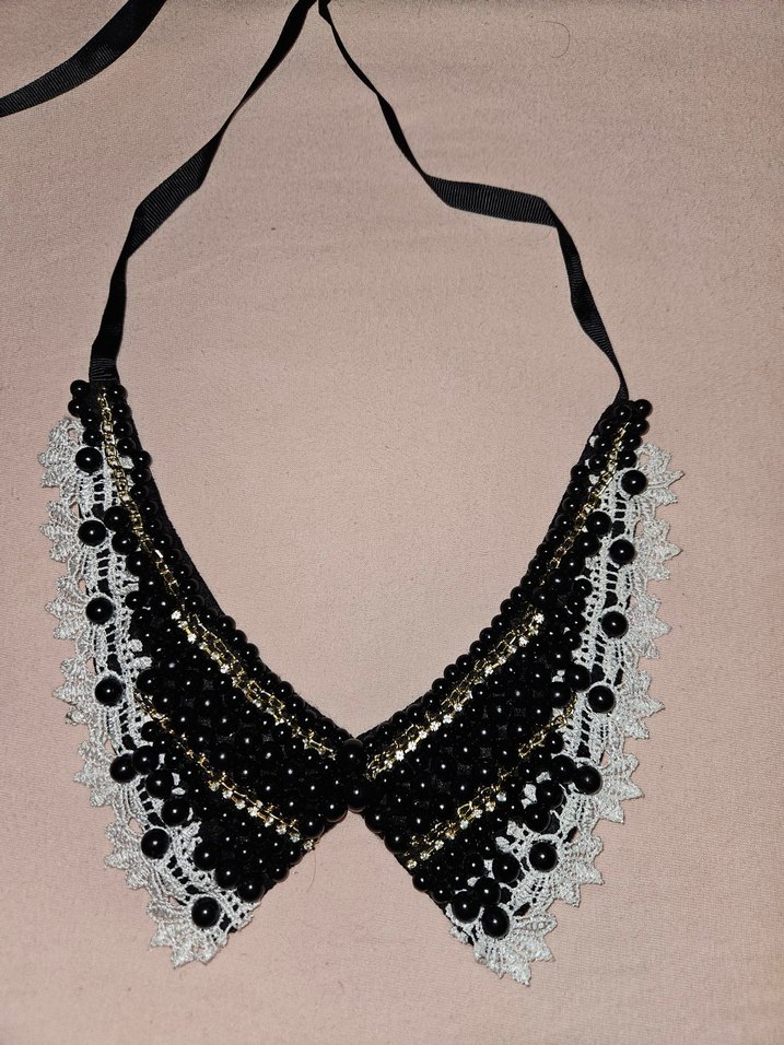 Siyah inviki yakalik - Görsel 2