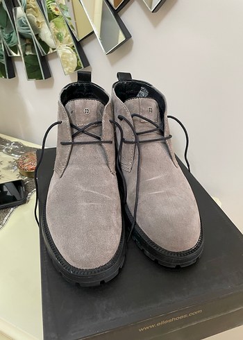 Elle marka erkek süet bot - Görsel 2