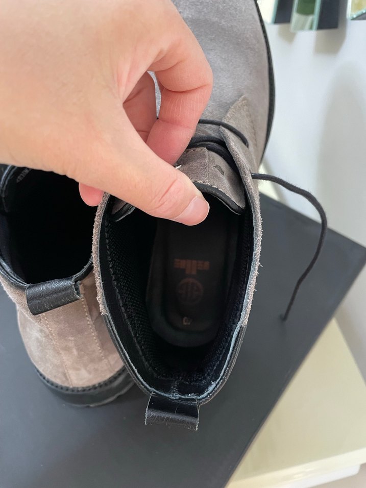 Elle marka erkek süet bot - Görsel 4