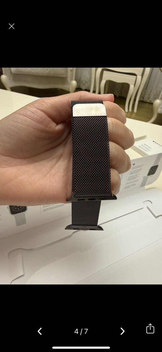 Apple Watch çelik kordon - Görsel 4