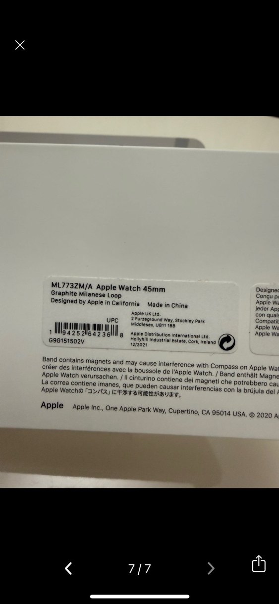 Apple Watch çelik kordon - Görsel 5