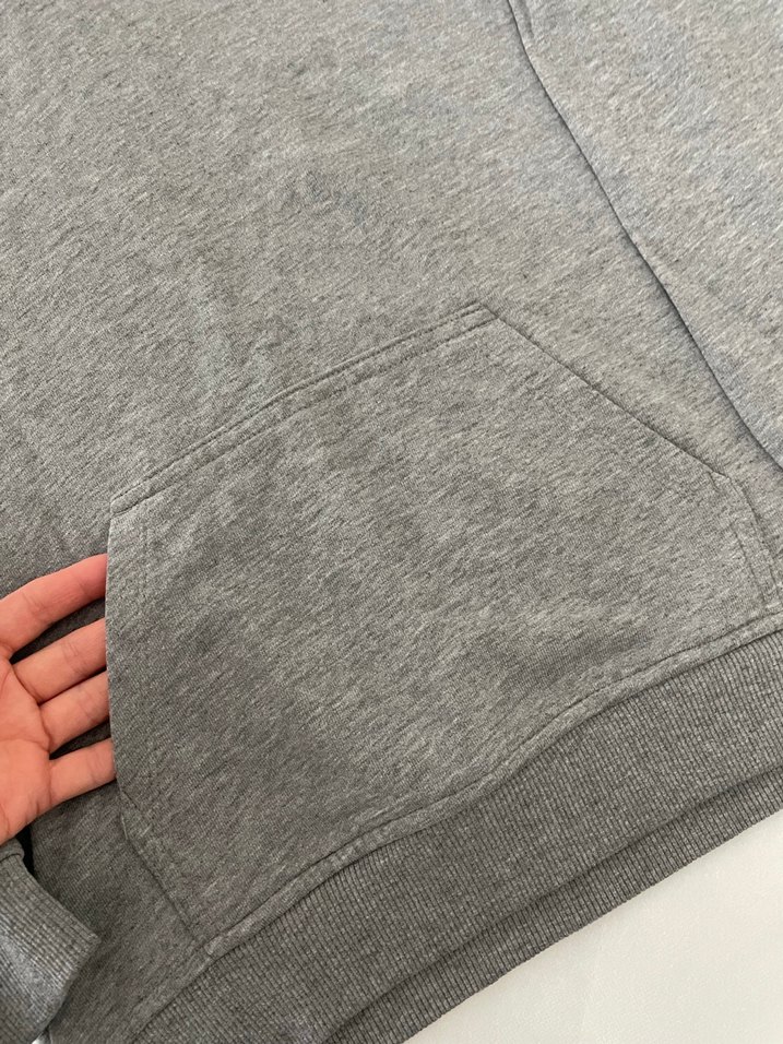 U.S Polo Gri Kapüşonlu Erkek çocuk Sweatshirt - Görsel 3