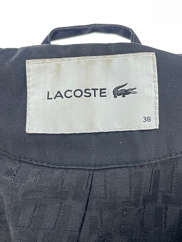 38 Beden siyah Renk Lacoste Trenchcoat %70 İndirimli.