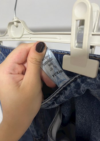 Bol Kesim kadın Kot Pantolon - Görsel 3