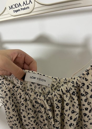 Beyaz  Desenli Kısa Elbise - Görsel 2