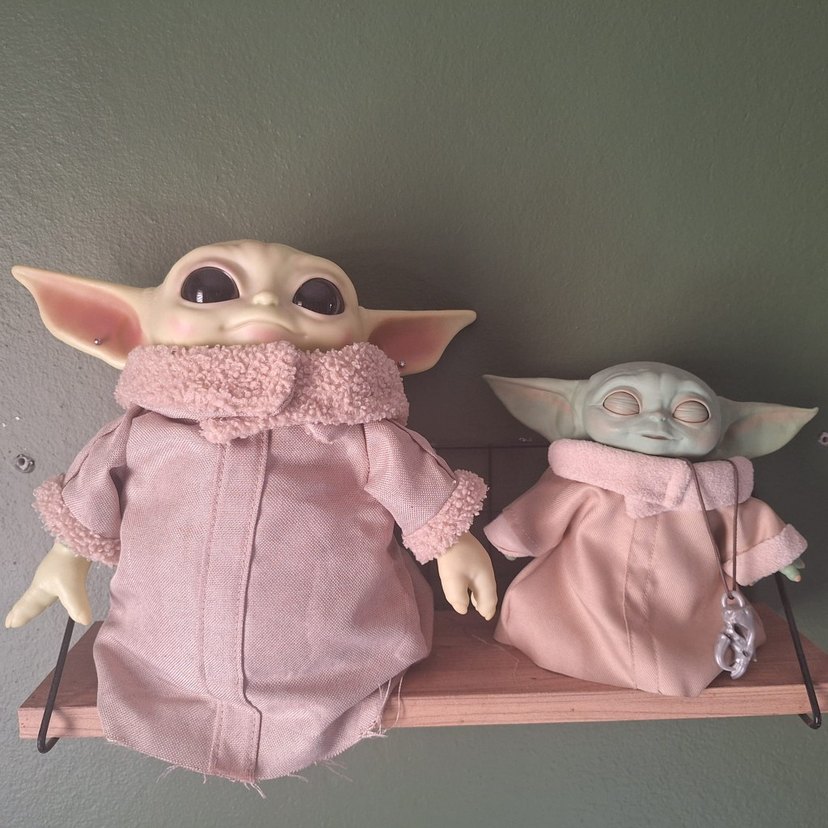 Bebek Yoda Aksiyon Figürleri orjinaldir - Görsel 4