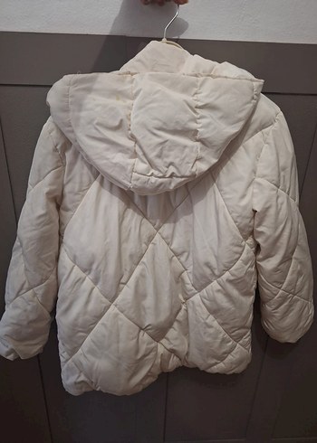 KOTON Beyaz Kız Çocuk Mont. 9-10 yaş - Görsel 3