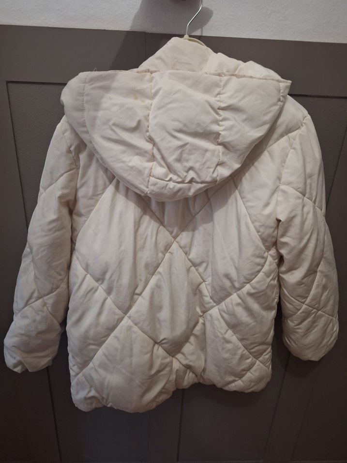 KOTON Beyaz Kız Çocuk Mont. 9-10 yaş - Görsel 4