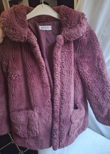 h&m çocuk kürk 8-9 yaş - Görsel 3