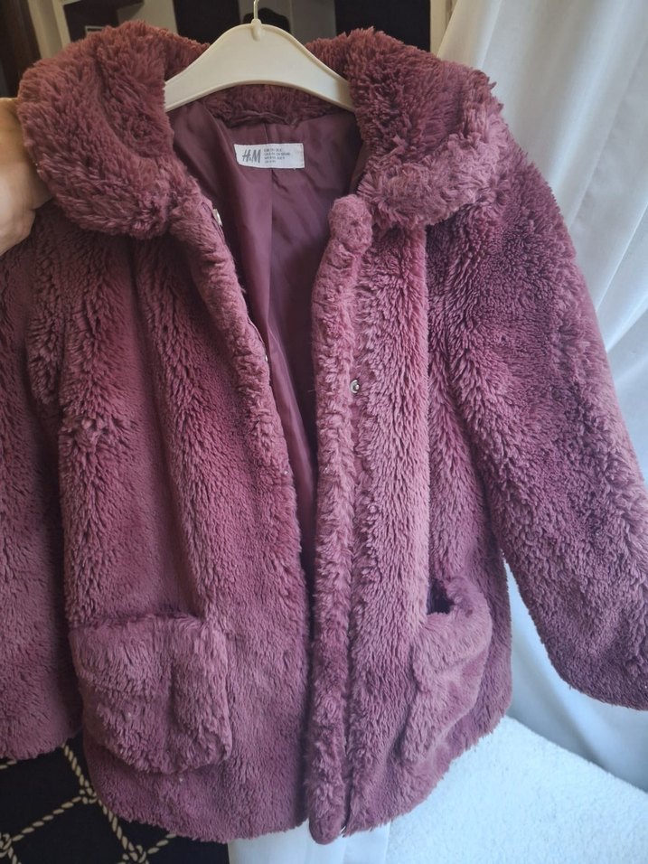 h&m çocuk kürk 8-9 yaş - Görsel 3