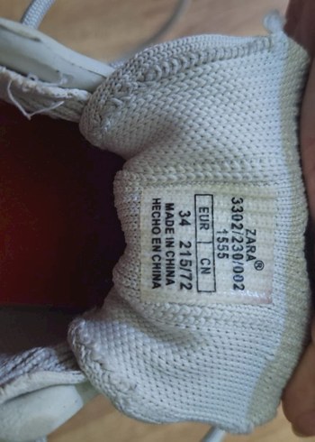 zara 34 no spor ayakkabı - Görsel 6