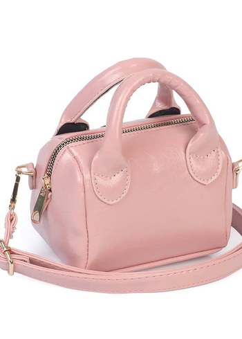 Kadın Pembe Deri Mini Çanta