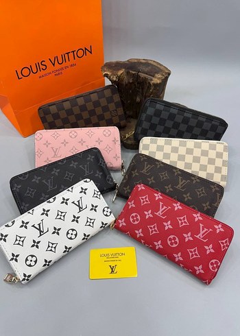 Beden Louis Vuitton Kahverengi Deri Kadın Cüzdan