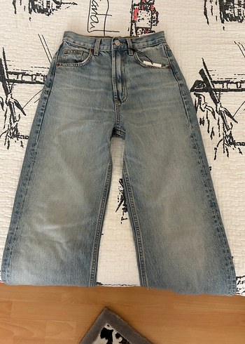 32 Beden Açık Mavi Denim Kadın Jean Pantolon