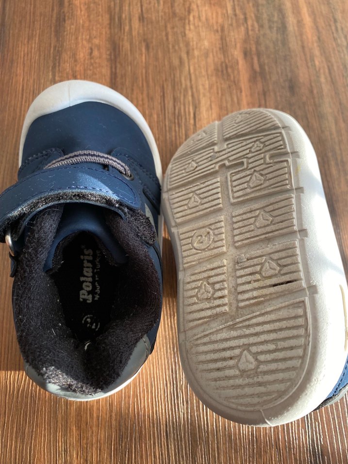 Mavi Erkek Bebek İlk Adım Ayakkabısı - Görsel 2