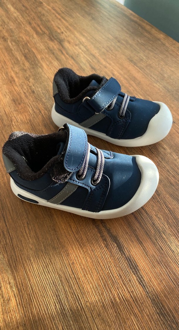 Mavi Erkek Bebek İlk Adım Ayakkabısı - Görsel 3