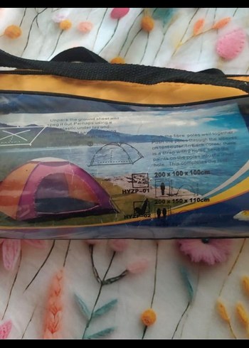 Çok Renkli Katlanabilir cadir - Görsel 6