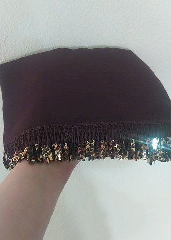 Kahverengi Fırfırlı Bohem Kadın yazma - Görsel 2