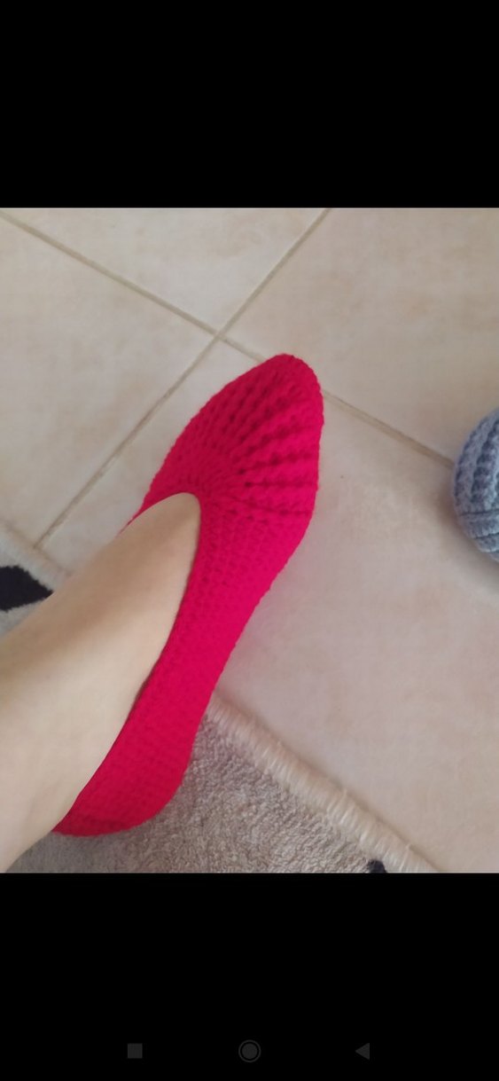 Kızlar için Örgü Sıcak Ev Terlikleri - Görsel 2