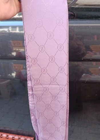 Kadın Pembe Parlak Kurdeleli şal