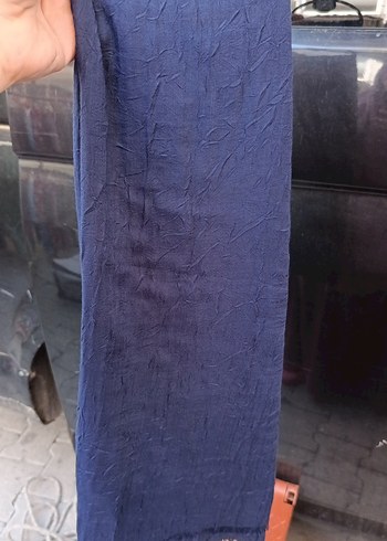 Diger Lacivert Uzun Basic Şal