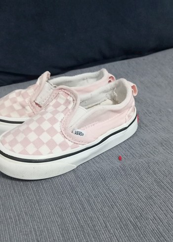 Vans Kızlar İçin Pembe Kareli Spor Ayakkabı