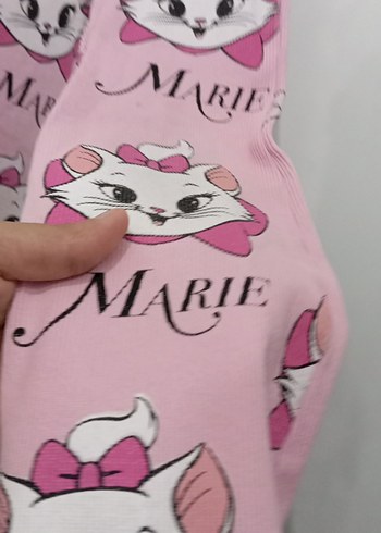 5 Yaş Beden pembe Renk Dantel Detaylı Pembe Kız Çocuk Baskılı Pantolon