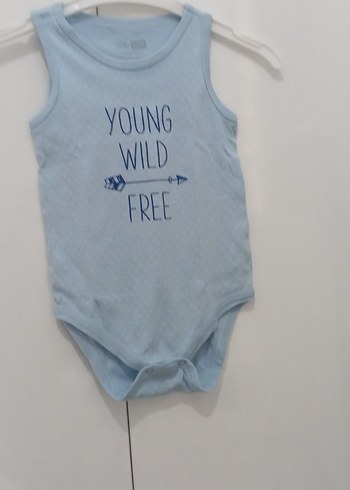 Mavi Kolsuz Bebek Body - Görsel 2