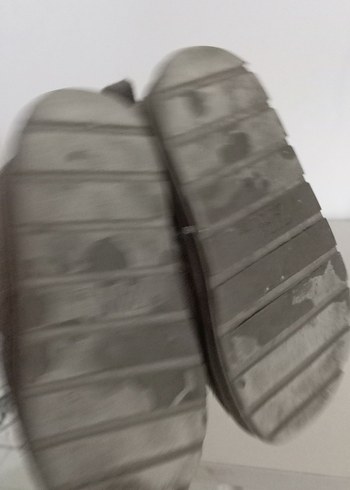 Zara Gri Süet Kadın Ev Botu Kürklü