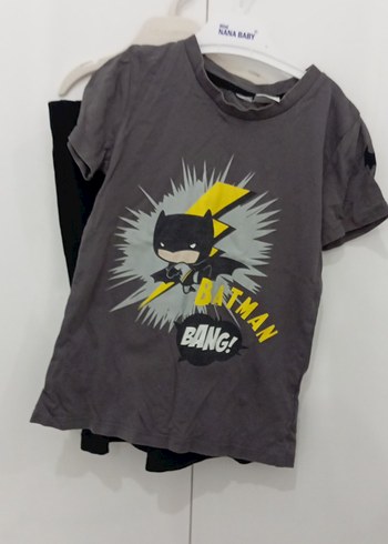 Diğer Batman Baskılı Gri Erkek Tişört